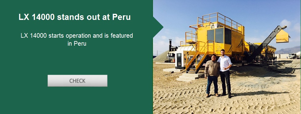 LX 14000 starts operation and is featured in Peru