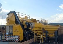 Asphalt plant with RAP system