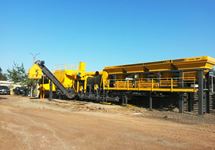 Mobile Asphalt Plant 80 tph - Job site