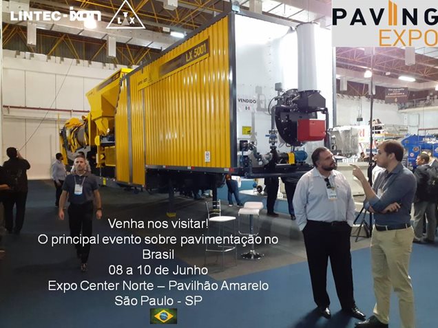 Usina de Asfalto LX 5001 na Paving Expo 2019